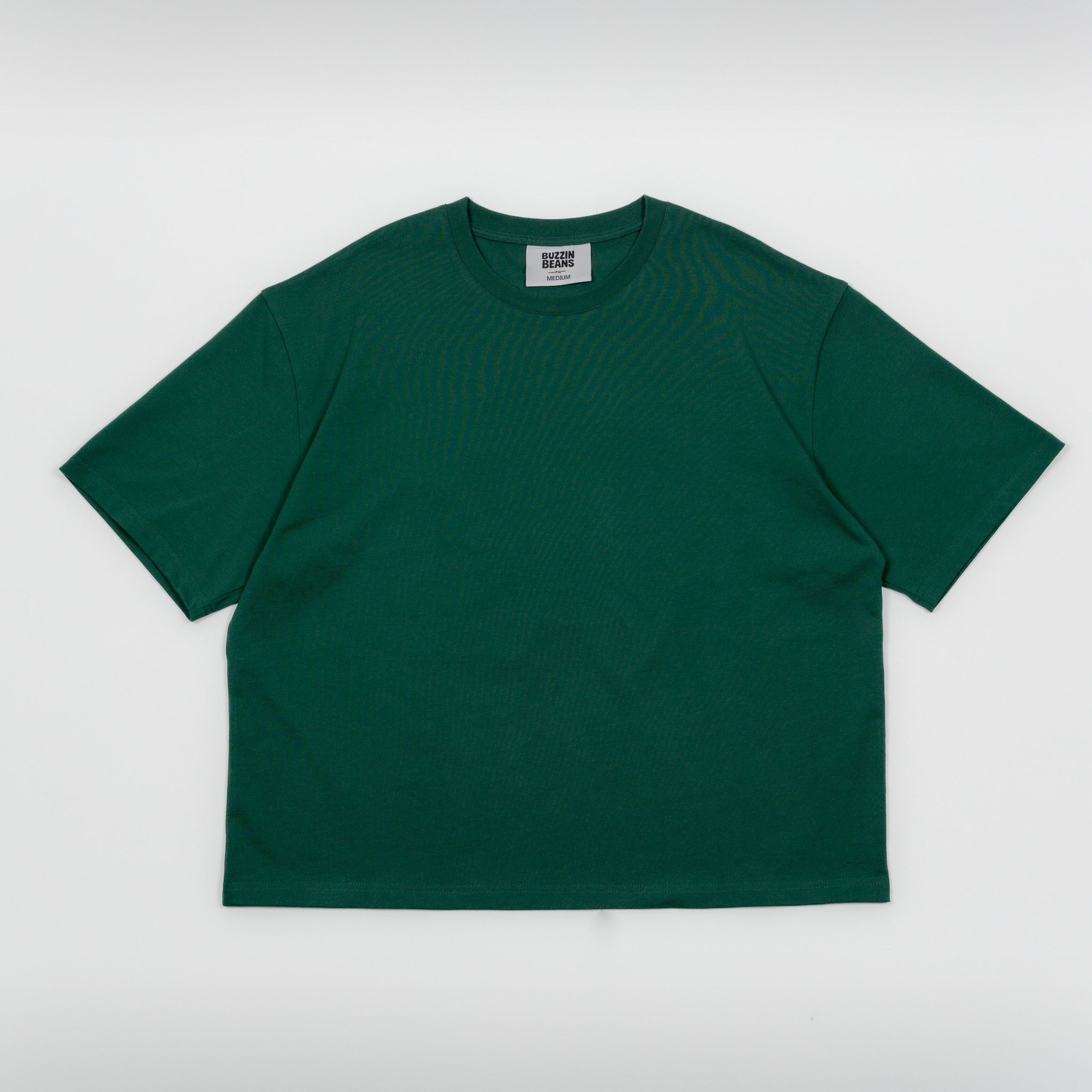 GREEN BEAN BOXY TEE - 280 GSM - Buzzin Beans