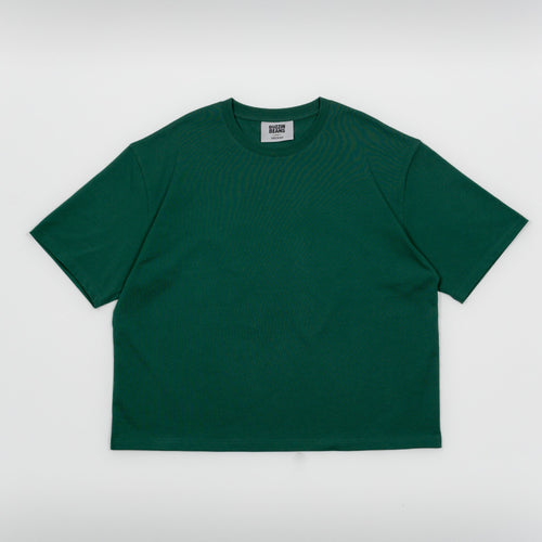 GREEN BEAN BOXY TEE - 280 GSM - Buzzin Beans