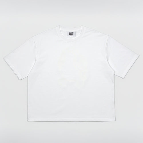 WHITE BEAN BOXY TEE - 280 GSM - Buzzin Beans