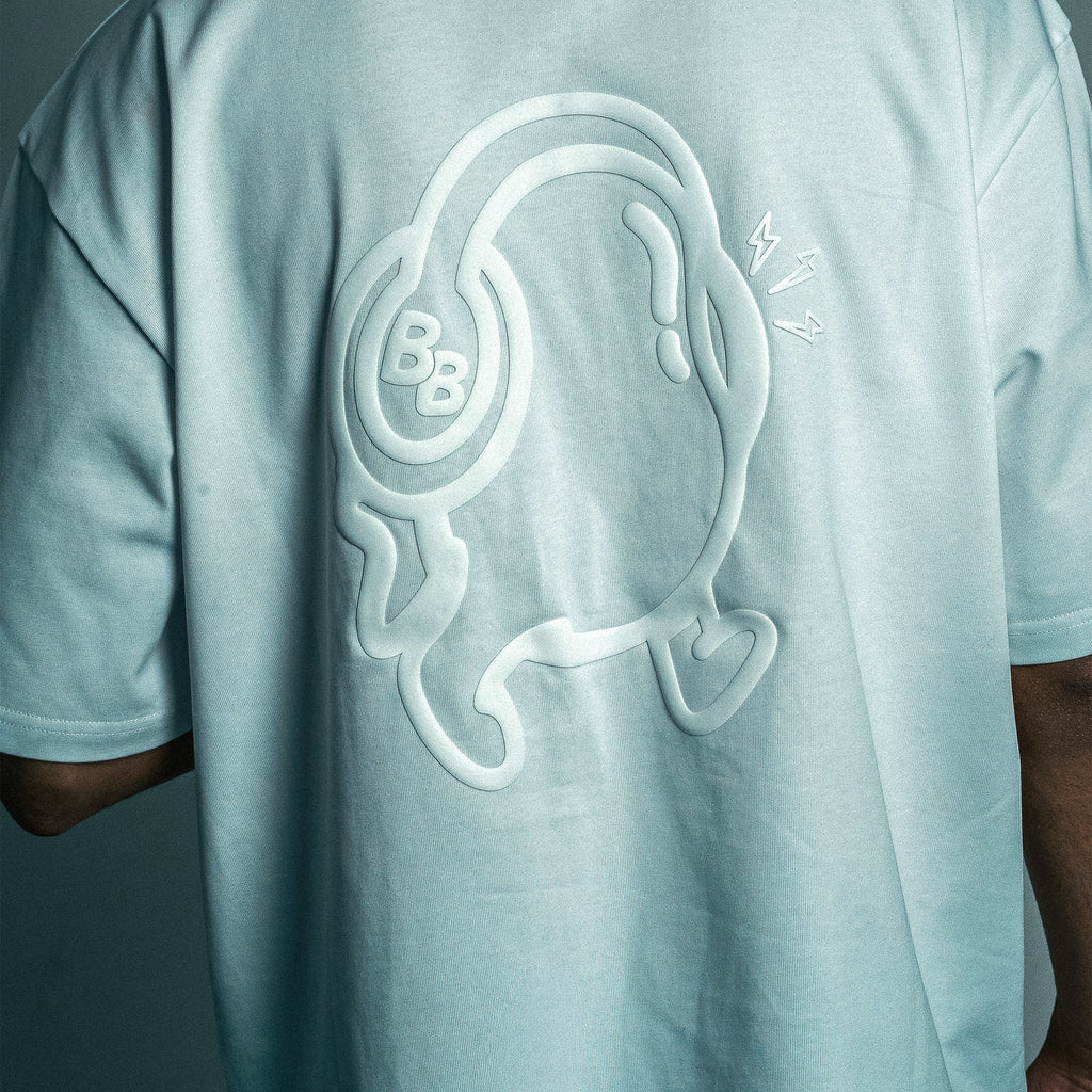 WHITE BEAN BOXY TEE - 280 GSM - Buzzin Beans