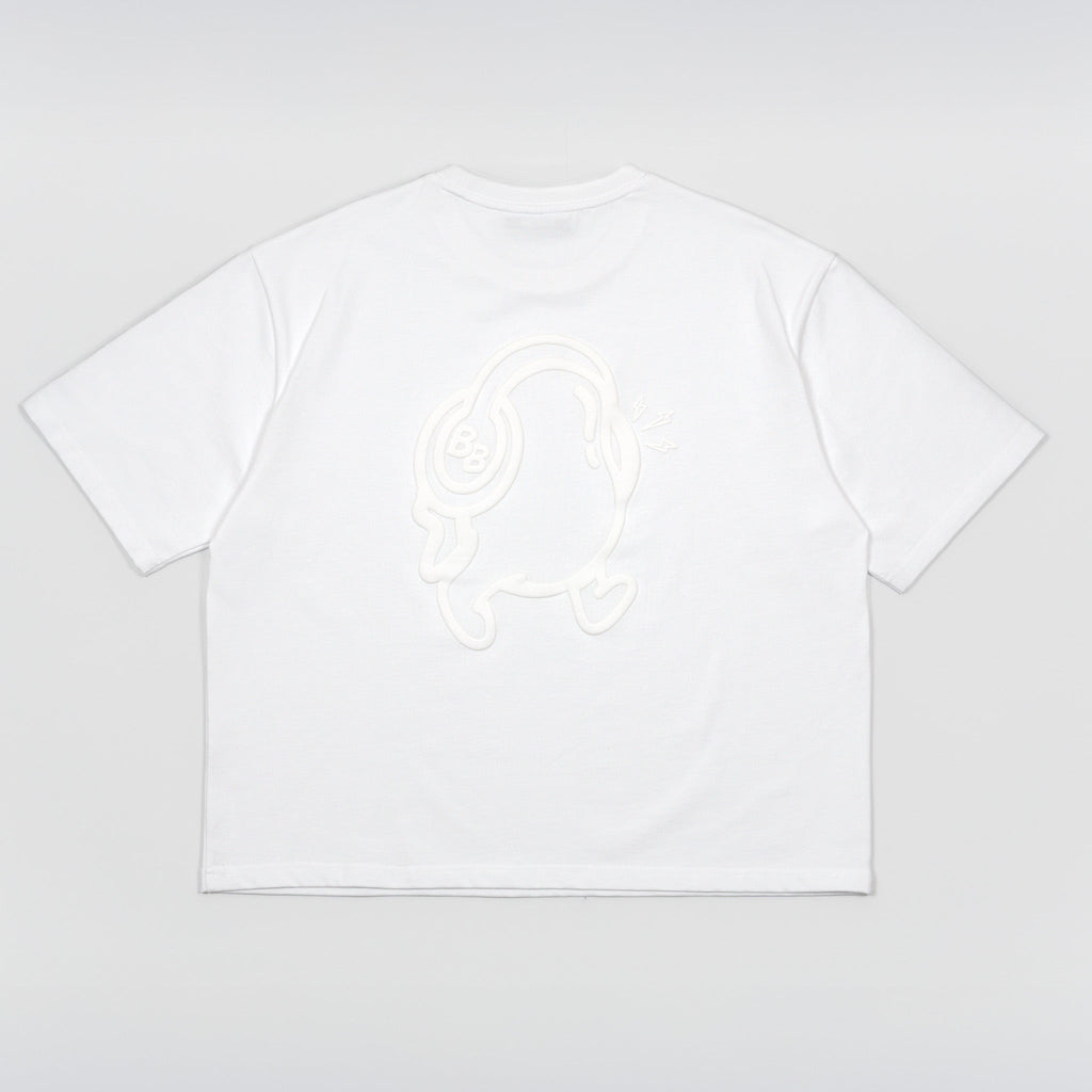 WHITE BEAN BOXY TEE - 280 GSM - Buzzin Beans