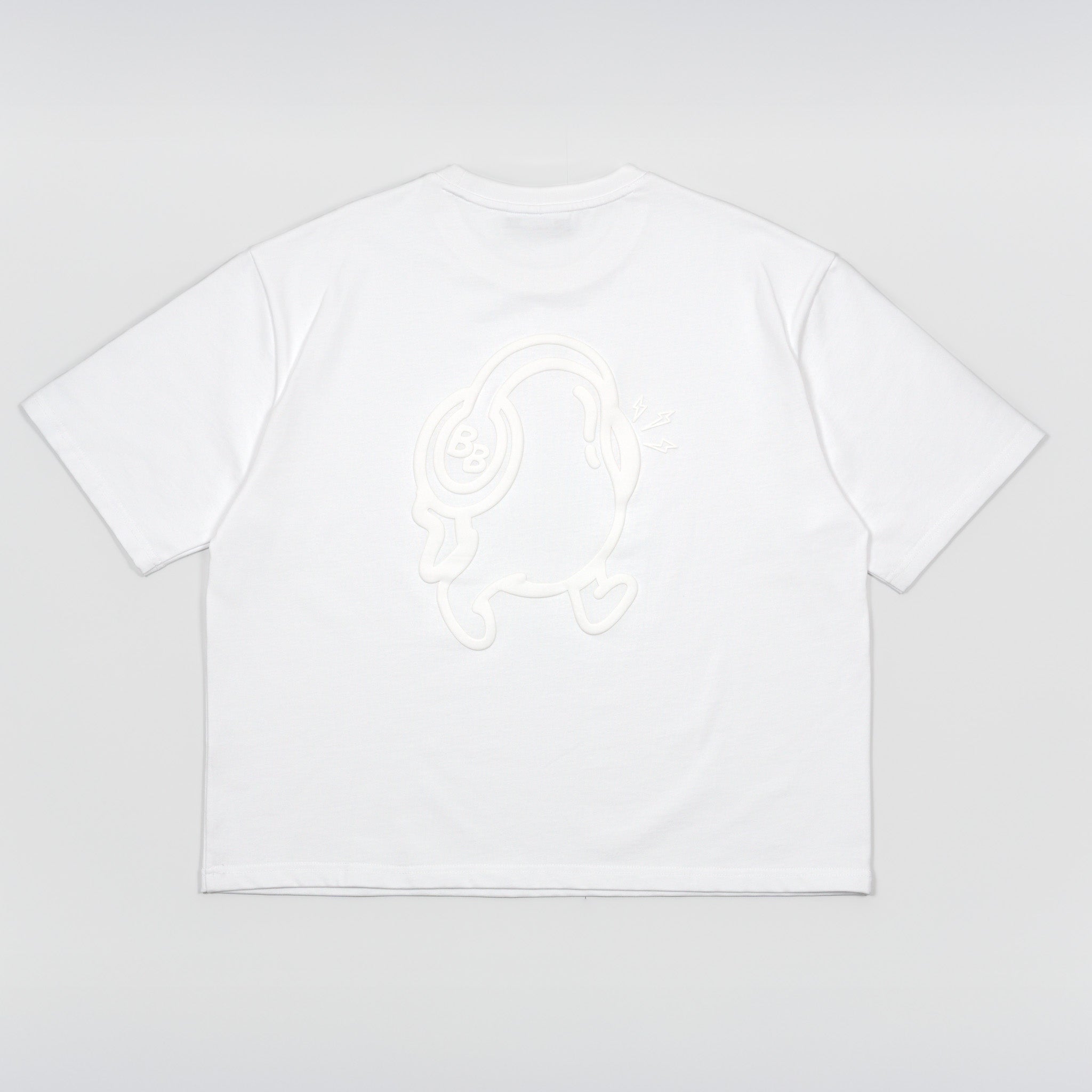 WHITE BEAN BOXY TEE - 280 GSM - Buzzin Beans